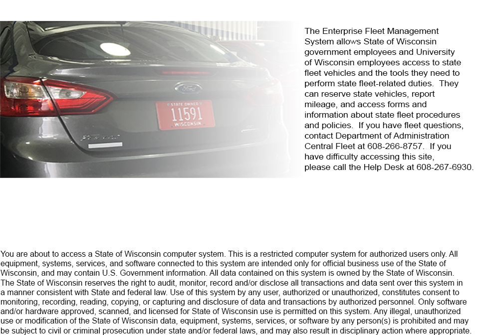 Enterprise Fleet Management Login
